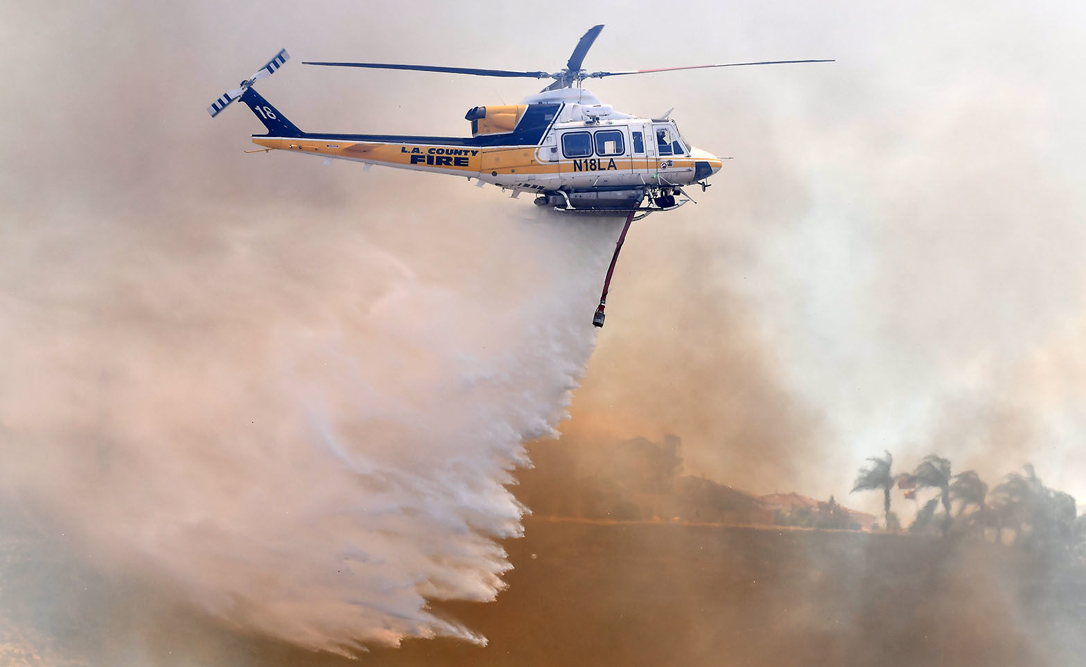 Brush fire burns 110 acres in Chino Hills; road closures in place